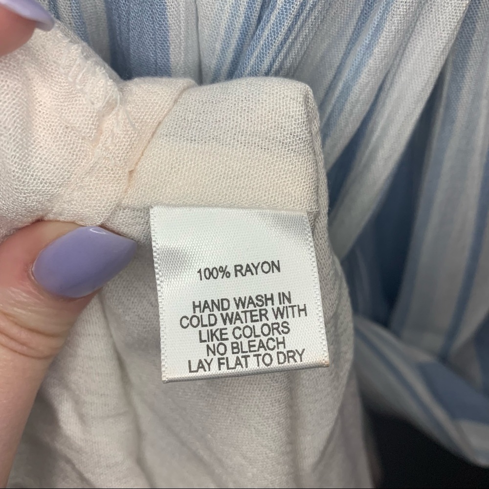 Gibson x The Motherchic Newport Striped Dress NWT Size Medium Nautical - Picture 10 of 15